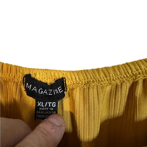 A mustard yellow dress in size extra large by Magazine - Picture 3 of 6